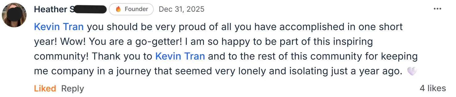 Testimonial from Heather S.