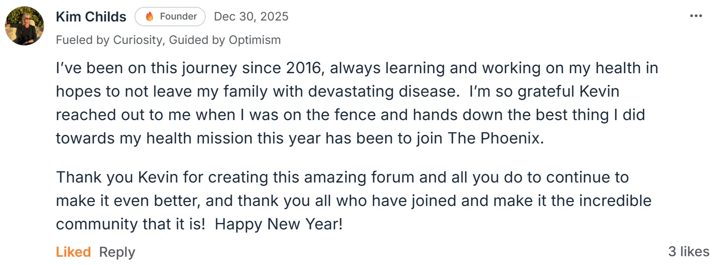 Testimonial from Kim Childs